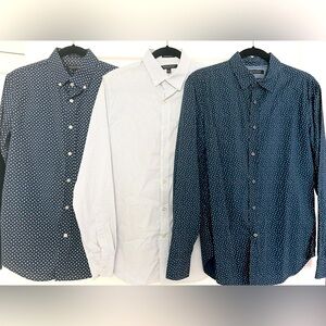 Banana Republic men’s button down casual dress shirt lot of 3 all size small